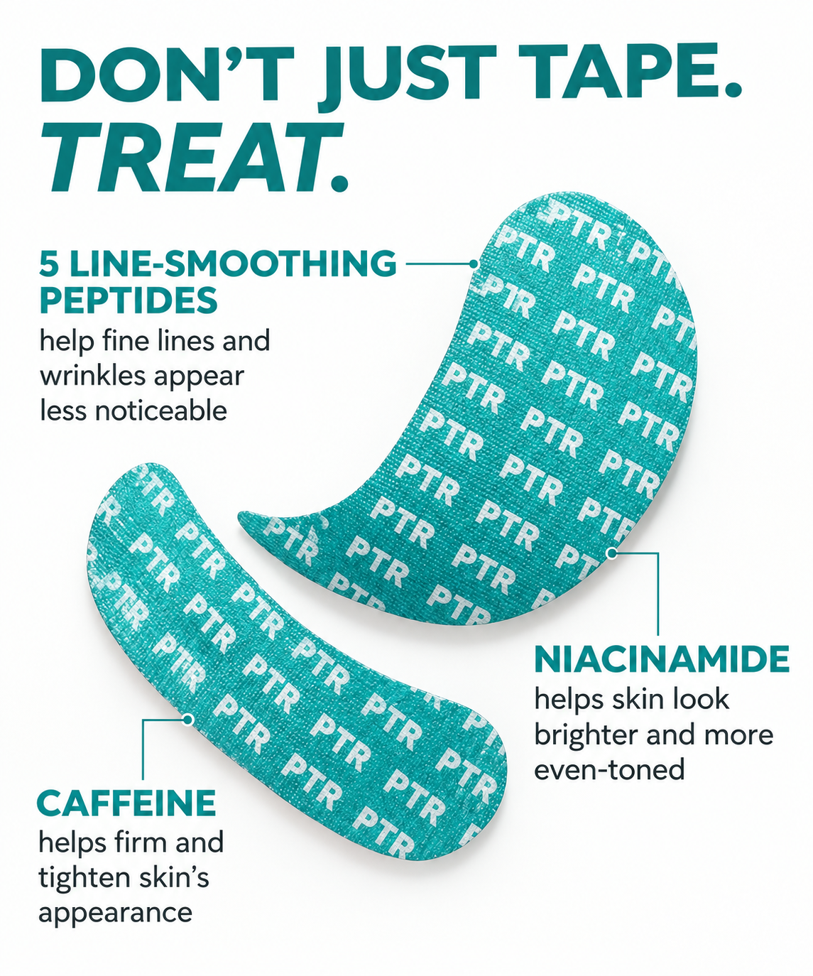 Peptide Infused Face + Eye Tape