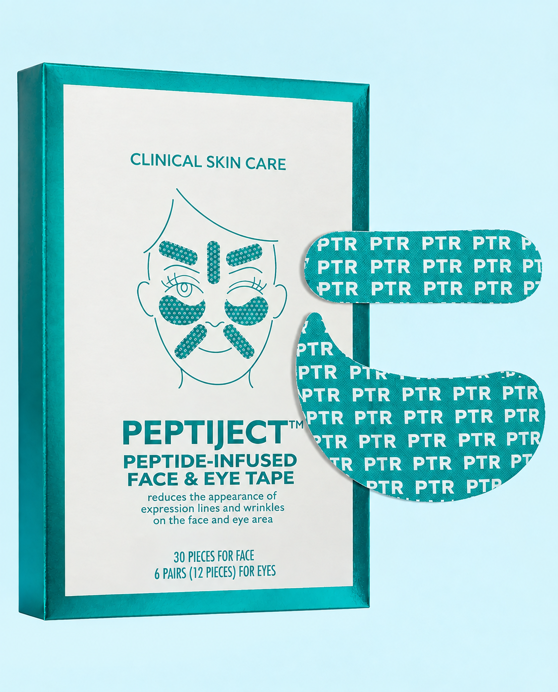 Peptide Infused Face + Eye Tape